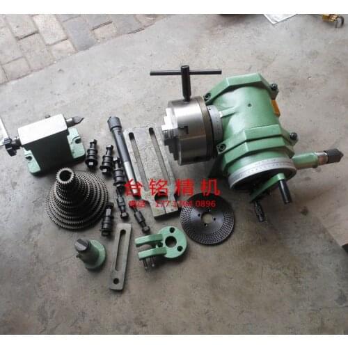 F11-160A Universal dividing head Center Height 160mm Chuck 200mm Vertical and Horizontal Milling Machine Dividing Head