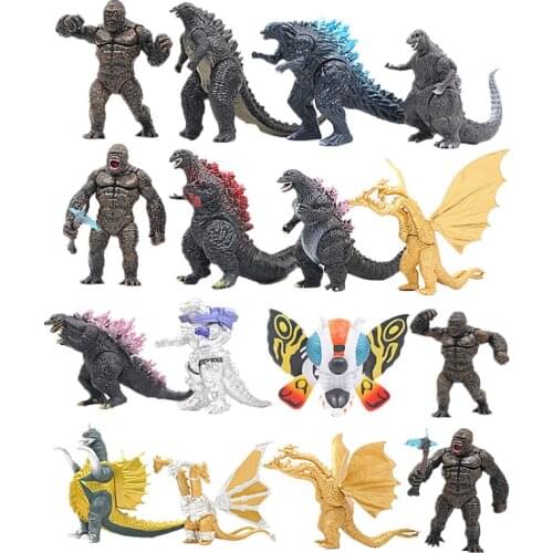 Bandai Anime Figure Gojiras Godzillas Anime Action Figures Collectible Model Doll Ornaments Toys for Children PVC Birthday Gift
