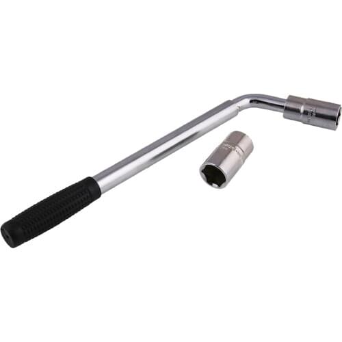 Wrench 4 Way Lug Nut Tool Foldable Adjustable Socket Wheel Tire Change Repair