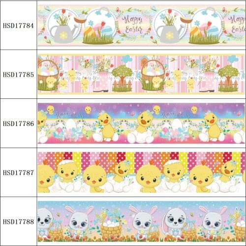 HSDRibbon free shipping 3" 75mm heat transfer printed hsd-design series Grosgrain Ribbon 50Yards/Roll