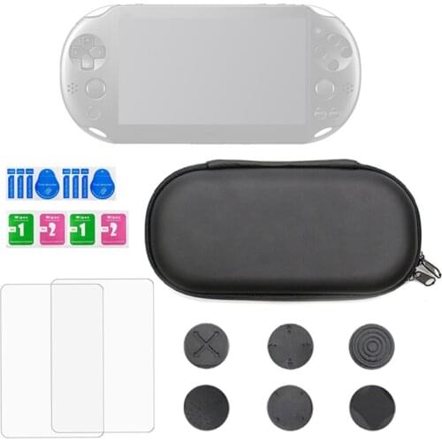 EVA Game Console Tempered Film Hard Gamepad Carry Storage Holder Bags Kit for PS Vita PSV Game Accessories