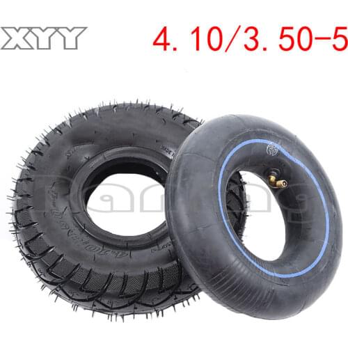 Good quality 4.10/3.50-5 tire Wheel and inner tube for 49cc Mini Quad Dirt Bike Scooter ATV Buggy Gas scooter bike motorcycle