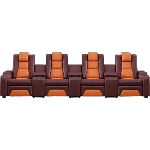 Electric recliner relax massage chair theater living room Sofa bed functional genuine leather couch Nordic modern диван мебель