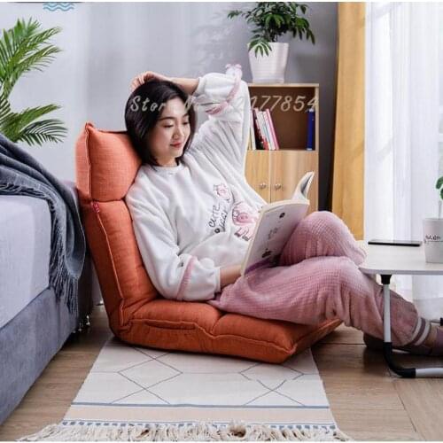 Lazy diary export lazy sofa tatami Japanese-style bay window balcony back chair net red single recliner