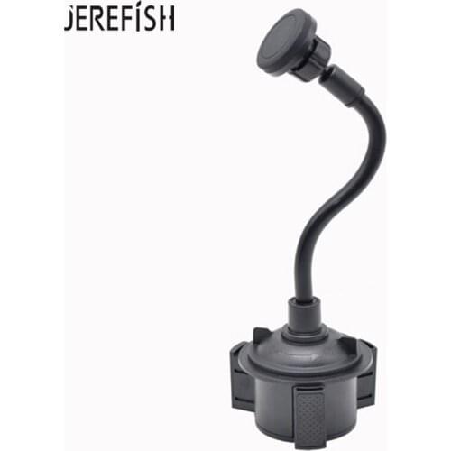 Magnetic Car Cup Holder Phone Mount Adjustable Automobile Cup Holder Smart Phone Cradle Car Mount for iPhone 11 Pro Huawei