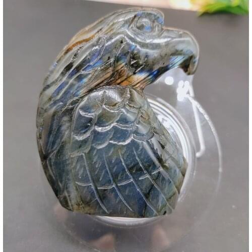 Natural crystal pull feldspar eagle magic rare gem home decoration gift