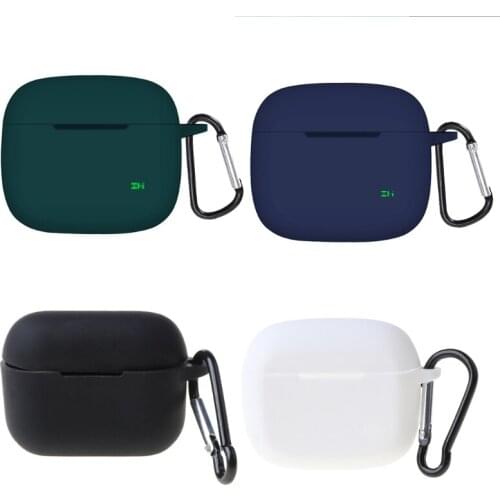 Non-slip Protect Case for ZMI PurPods Pro Case Solid color Silicone Wireless Bluetooth Earphones Cover for PurPods Pro