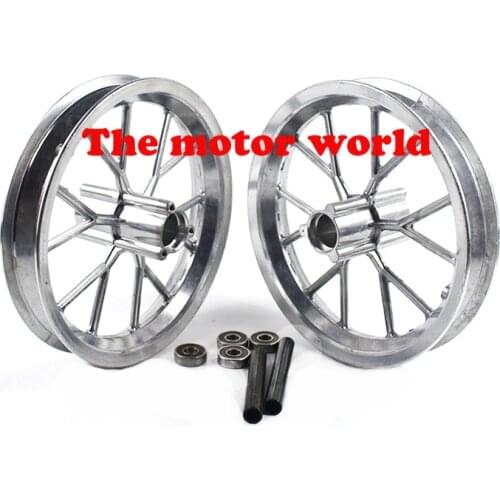 Newest Good Reputation 222mm Front and Rear Tire Aluminium Alloy Wheel Rim Fit for 49cc Mini Moto Pocket Dirt Bike