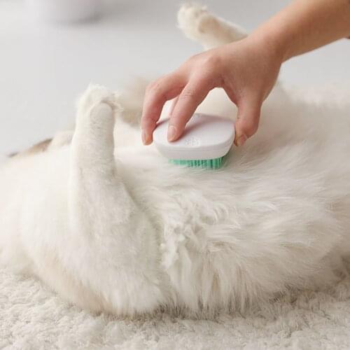 New Pet Bathing Cleaning Brush Soft Bristle Massage Brush for Dog Cat Accessories Great Gifts for Pets Green Pink Purple Blue