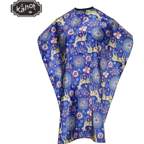 Salon Hairdresser Child Haircut Cape Cartoon Pattern Boy Girl Barber Shop Home Shampoo Hairdressing Styling Cape Apron Gown