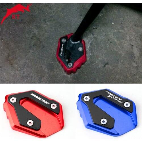 For YAMAHA Tracer 700GT Tracer 700 Tracer 700/GT 2015-2020 Motorcycle CNC Kickstand Foot Side Stand Extension Pad Support Plate
