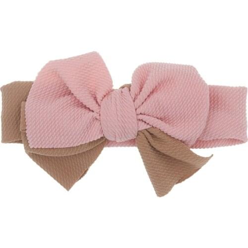 10Pcs Baby Girls Headbands Infants Headband Bandeau Bebe Double Bow Knotted Headwraps Turban Headwear Hair Accessories