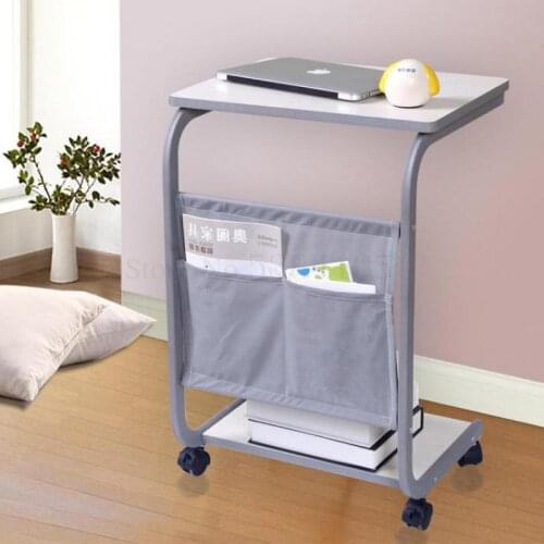 Bedside Table Simple Household Small Notebook Computer Desk Desk Children Small Table Lazy Moving Bed Side Table