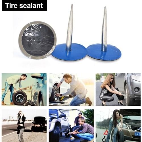 Professional 24PCS Tire Rubber 4MM 6MM 9MM Car Truck Tire Mushroom Patch Puncture Repair Wired Plug Repair Tool