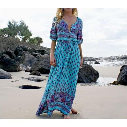 Летние платья с разрезом QXSLZQ China At AliExpress