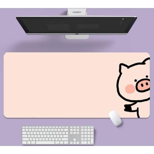Cute Pig Customized MousePads Computer Laptop Anime Mouse Mat Large gaming laptop XL non-slip rubber office computer mouse pad