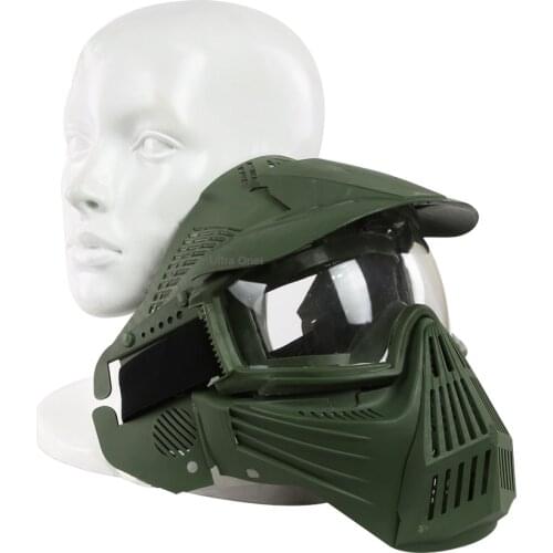 Tactical Full Face Mask Windproof Protective Hunting Military Shooting Airsoft Mask Paintball Cs Wargame Army Combat Masks Men