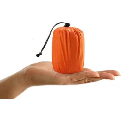 Thermal Bivy Sack Emergency Survival Sleeping Bag Portable Waterproof Reusable Thermal Sleeping Bags Mylar Survival Blanket