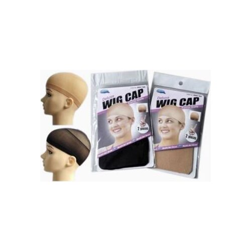 Foreign Trade Black/Skin Mesh Cap Single Open High Resilience Nylon Hair Net Synthetic Wigs Cap Products HA132