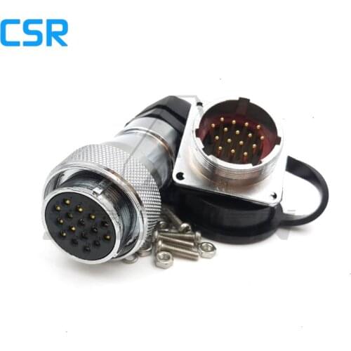 WF28 serie 16 pin waterproof male female connector , industrial powercable connector, IP67 cable connectors wire connectors