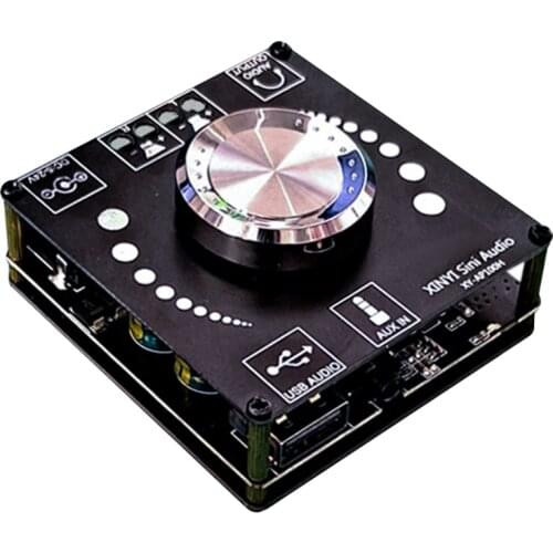 XY-AP100H 100W+100W Dual TPA3116D2 Bluetooth 5.0 Stereo Audio Digital Power Audio Amplifier Board AMP Amplificador AUX