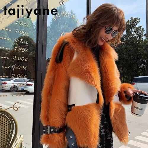 Tajiyane Winter Jacket Women 2020 Real Fur Coat Woman 100% Wool Coats Female Sheepskin Jackets Fashion Cloth Abrigo Mujer TN935