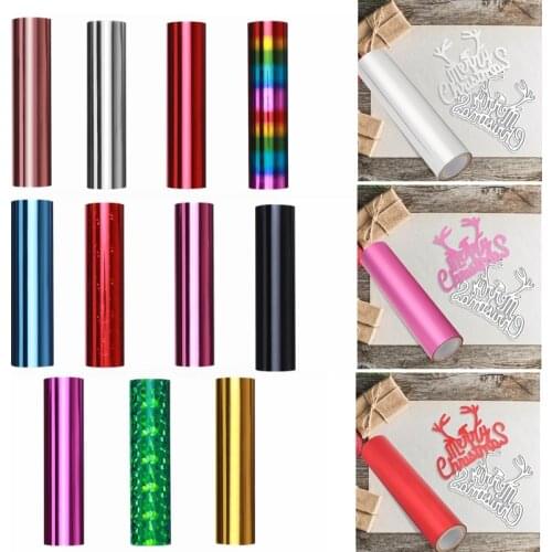 15CM Width Glimmer Foil Multicolor DIY Paper Craft Heat Activated Foil Laser Heat Transfer