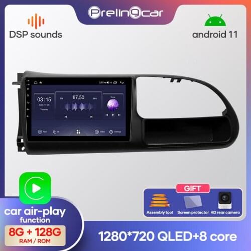 Prelingcar Android 10 NO DVD 2 Din Car Radio Multimedia Video Player Navigation GPS For Ford Transit 2009-2015 Octa-Core 4G+64G