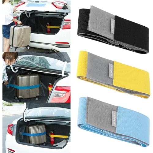 Car Trunk Stowing Organizer Strap Fixed Elastic Bandage Magic Sticker Band Interior Accessories Tensioning Belts