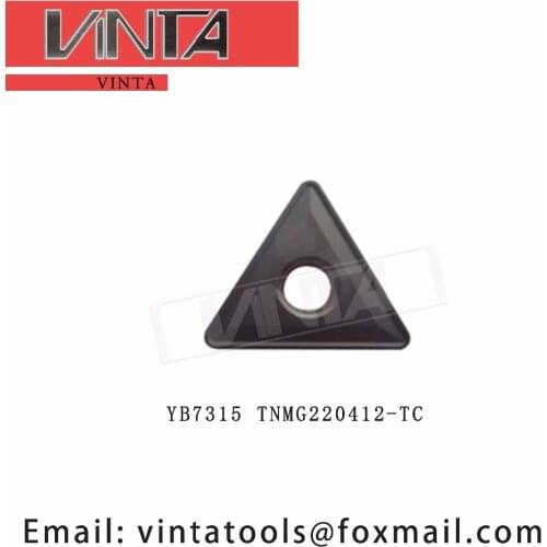 Free shipping high quality 10pcs/lots YB7315 TNMG220412-TC cnc carbide turning reserts cutting blade tools