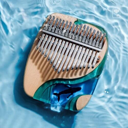 Kalimba 17 Keys Beech Wooden Kalimba Thumb Piano Finger Piano Mini Kalimba Portable Keyboard Musical Instrument