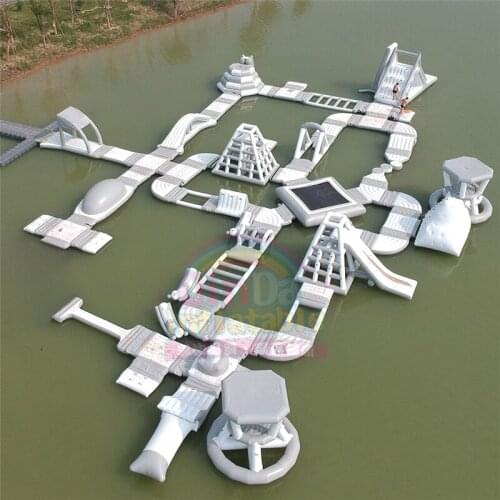 Customize size kids water floating inflatable aqua park games for adult