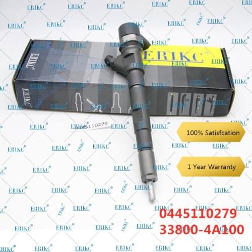 ERIKC Common Rail Diesel Fuel Injector 0445110279 33800-4A100 33800-4A150 Spray Injection Set For Hyundai Starex and Kia Sorento