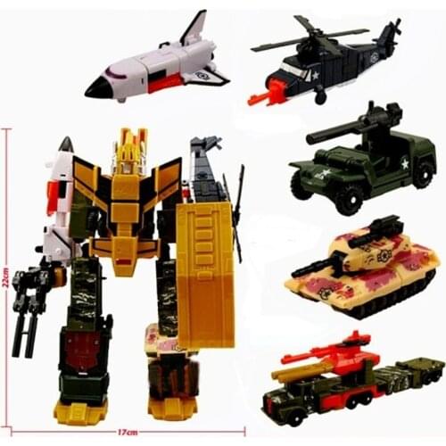 Transformers G1 Bruticus Engineering Corps Soldier Aircraft Military Vehicle Robot Assembly Action Figure Toy Collections