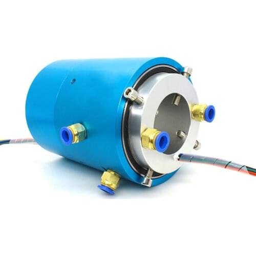 Taidacent Electric Slip Ring Rotary Joint Connector Electrical Rotary Joint Pneumatic Slip Ring Rotation Conduction Signal Gas