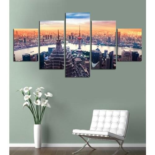 HD Printed The European cities construction scenery canvas Painting room decor print poster Modular wall Picture no frame FA493