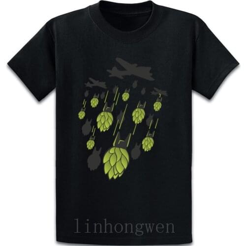 Hop Bomber Craft Beer t shirt Pattern Famous over size S-5XL Designs fashion Costume cotton Spring Autumn shirt