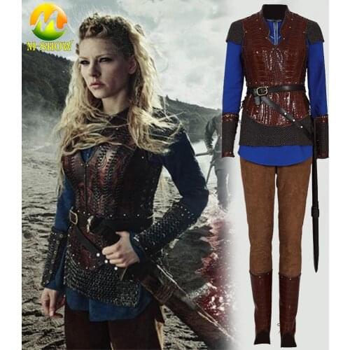 Vikings Season 3 Lagertha Cosplay Costume Vikings Cospay Outfit For Women Halloween Christmas Custome Made