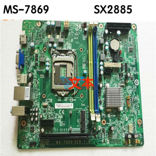 MS-7869 For ACER TC-605 TC-705 SX2885 Desktop motherboard DBSRRCN001 Mainboard 100%tested fully work