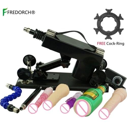 Fredorch New sex machine Multi-speed Masturbator cup Vibrator sex dildo machine Gun Sex Toys for Women Europe,AU,USA adapte