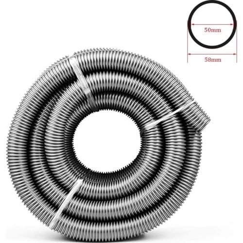 Inner 50mm Outer 58mm Vacuum Cleaner Thread Hoses Straws Factory Bellows Vacuum Tube Soft Pipe Replacement Parts Accessories