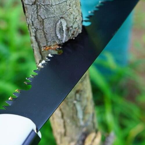 U-Shaped Turbine Folding Pruning Saw Woodworking Cutting Tools Collapsible Safe