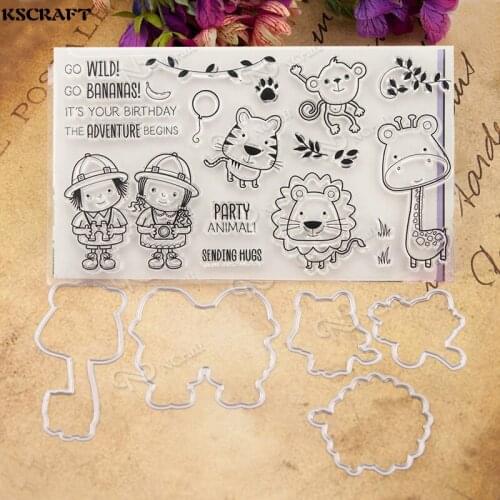 YPP CRAFT Animal Gathering Stamp And Metal Cutting Dies for DIY Scrapbooking/photo album Decorative Embossing DIY Paper Card 580