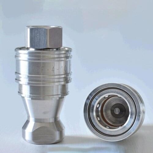 1pc Hydraulic Quick Coupler for oil gas water pipes equipment purpose machine hydraulic quick connector fitting coupling