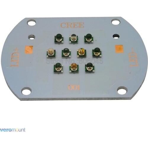 3535 10Chips 10 LEDs Infrared IR 850nm 60 Degree Intergrated High Power LED Emitter DC15-17V 350mA with Aluminum PCB