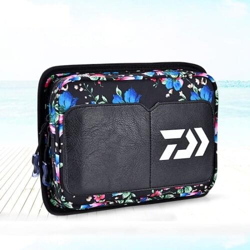 Daiwa Fishing Box Side Bag New Side Multi-function Waterproof Oxford Cloth Accessories Bag Storage Fishing Supplies Fishing Bag