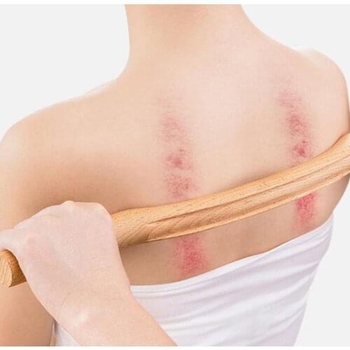 Wood Guasha Scraping Stick Massage Tools Massager For Back Shoulder Neck Scraping Stick Tool Massage Wand Deep Tissue