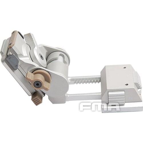 FMA Tactical Fast Helmet Wilcox L4G24 CNC NVG Mount Helmet Mount For Night Vision Goggles Silver