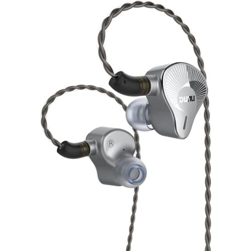 DUNU EST112 DD+BA+EST Hybrid Driver In-ear Monitor with Detachable MMCX Cable, 2.5mm/3.5mm/4.4mm Replaceable Plug