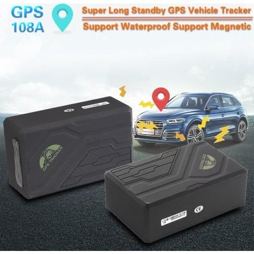 GPS108A with magnetic waterproof IP67 continuous automatic tracking movement/overspeed/geo-fence/blind spot alarm sleep mode